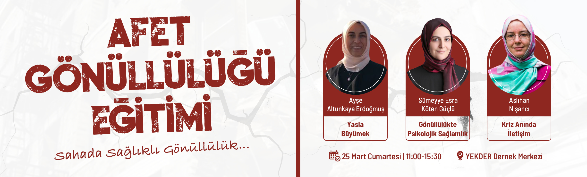 Afet Gönüllülüğü Eğitimi